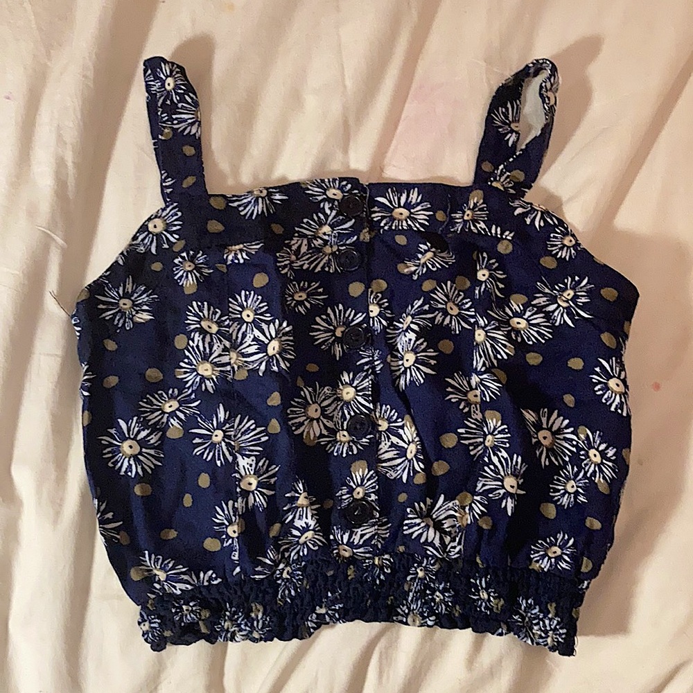 Floral Cropped Tee